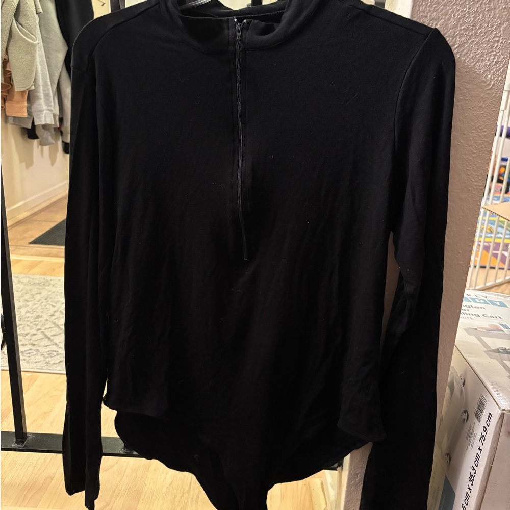 Black Long Sleeve Women's Top